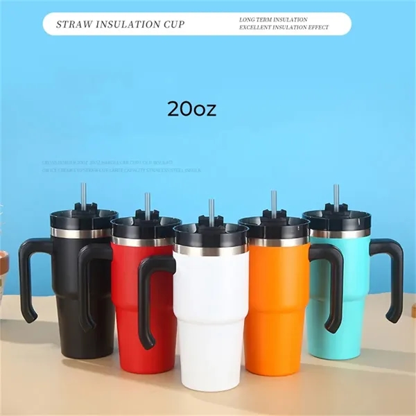 20 oz Insulated Coffee Mug Tumbler with Handle - 20 oz Insulated Coffee Mug Tumbler with Handle - Image 1 of 6