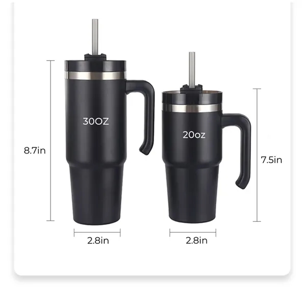 20 oz Insulated Coffee Mug Tumbler with Handle - 20 oz Insulated Coffee Mug Tumbler with Handle - Image 2 of 6