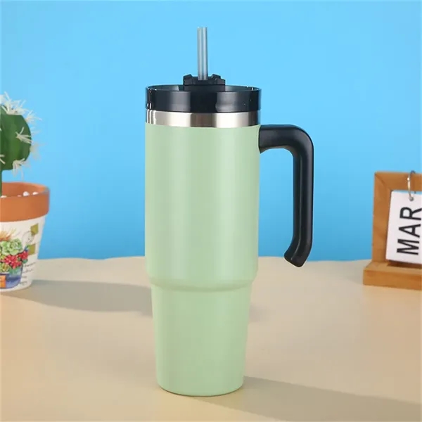 20 oz Insulated Coffee Mug Tumbler with Handle - 20 oz Insulated Coffee Mug Tumbler with Handle - Image 4 of 6