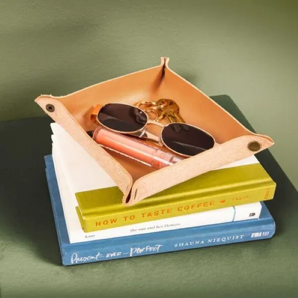 Valet Tray - Debossed Leather - Valet Tray - Debossed Leather - Image 0 of 2