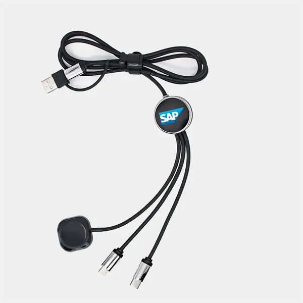 Sammy - LED Multi-Cable Featuring Apple Watch Dock - Sammy - LED Multi-Cable Featuring Apple Watch Dock - Image 3 of 4
