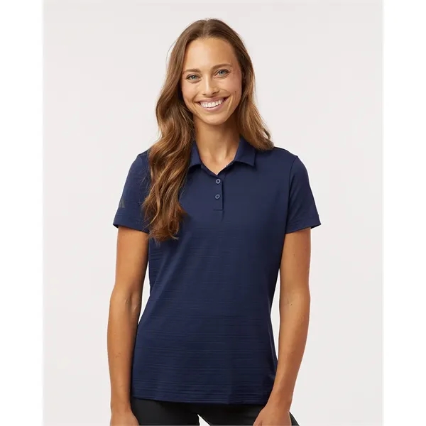 Adidas Women's Textured Stripe Polo - Adidas Women's Textured Stripe Polo - Image 0 of 10