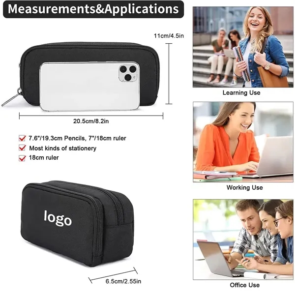 Large Capacity Pencil Pouch Case - Large Capacity Pencil Pouch Case - Image 1 of 4