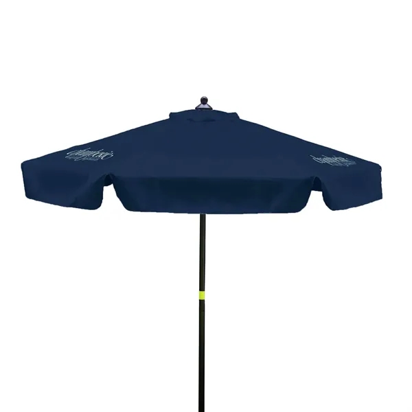 7' Steel Market Umbrella Kit With Valance (3 Imprints) - 7' Steel Market Umbrella Kit With Valance (3 Imprints) - Image 0 of 12