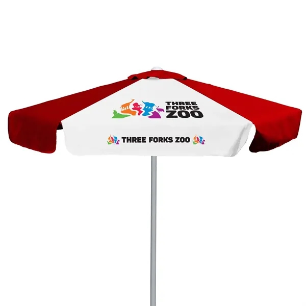 7' E-Z Glide Market Umbrella Kit With Valance (2 Imprints) - 7' E-Z Glide Market Umbrella Kit With Valance (2 Imprints) - Image 0 of 2