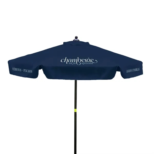 7' Steel Market Umbrella Kit With Valance (6 Imprints)