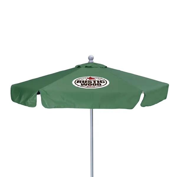Custom 7' Deluxe Market Umbrella Kit With Valance (1 Imprint)