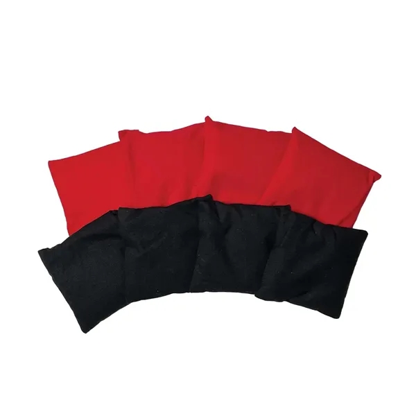 Portable Cornhole, 4 Black & Red Bean Bags - Portable Cornhole, 4 Black & Red Bean Bags - Image 1 of 4