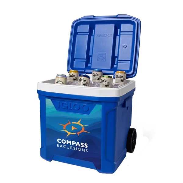 IGLOO 60QT Rolling Cooler - IGLOO 60QT Rolling Cooler - Image 6 of 11