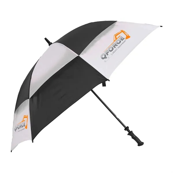 Challenger Checkerboard Panels Umbrella  (4 Imprints) - Challenger Checkerboard Panels Umbrella  (4 Imprints) - Image 0 of 11
