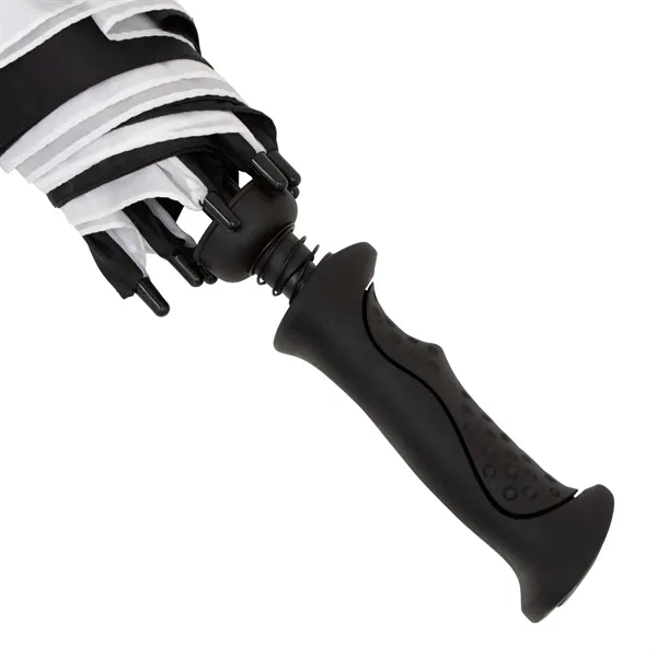 Challenger Checkerboard Panels Umbrella  (2 Imprints) - Challenger Checkerboard Panels Umbrella  (2 Imprints) - Image 5 of 11