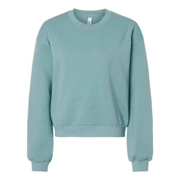 American Apparel Women's ReFlex Fleece Crewneck Sweatshirt - American Apparel Women's ReFlex Fleece Crewneck Sweatshirt - Image 1 of 12