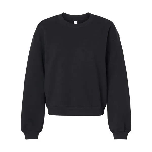 American Apparel Women's ReFlex Fleece Crewneck Sweatshirt - American Apparel Women's ReFlex Fleece Crewneck Sweatshirt - Image 3 of 12