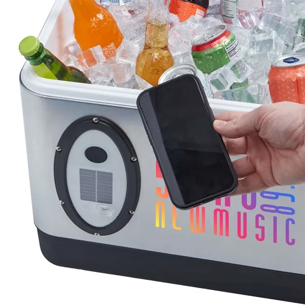 Sasquatch 54QT Bluetooth Music Cooler, Front Imprint - Sasquatch 54QT Bluetooth Music Cooler, Front Imprint - Image 4 of 5