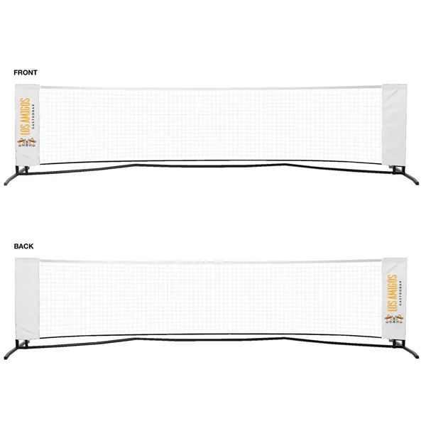 Pickleball Set Plus with Net, Imprinted Net & DS Paddles - Pickleball Set Plus with Net, Imprinted Net & DS Paddles - Image 4 of 6