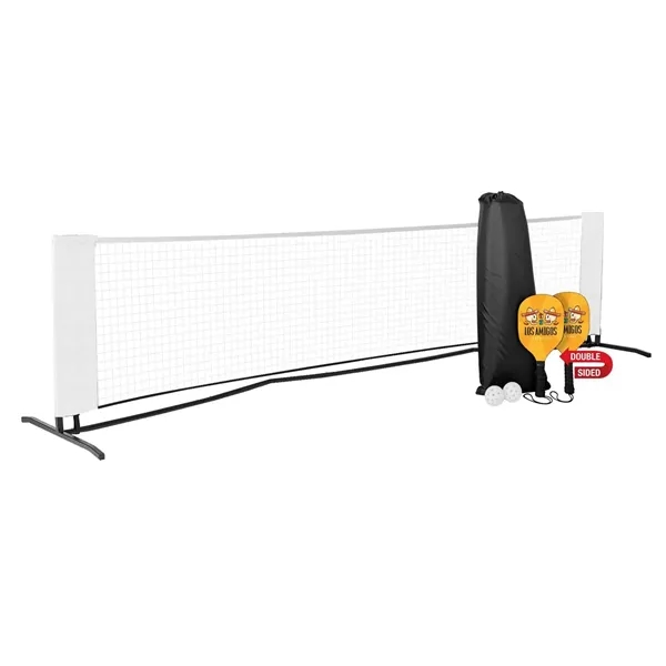 Pickleball Set with Net, Double-Sided Paddles - Pickleball Set with Net, Double-Sided Paddles - Image 0 of 6