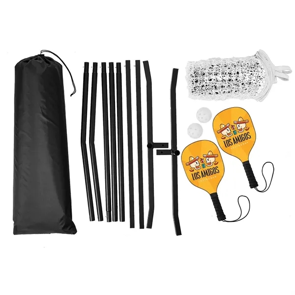 Pickleball Set with Net, Double-Sided Paddles - Pickleball Set with Net, Double-Sided Paddles - Image 3 of 6