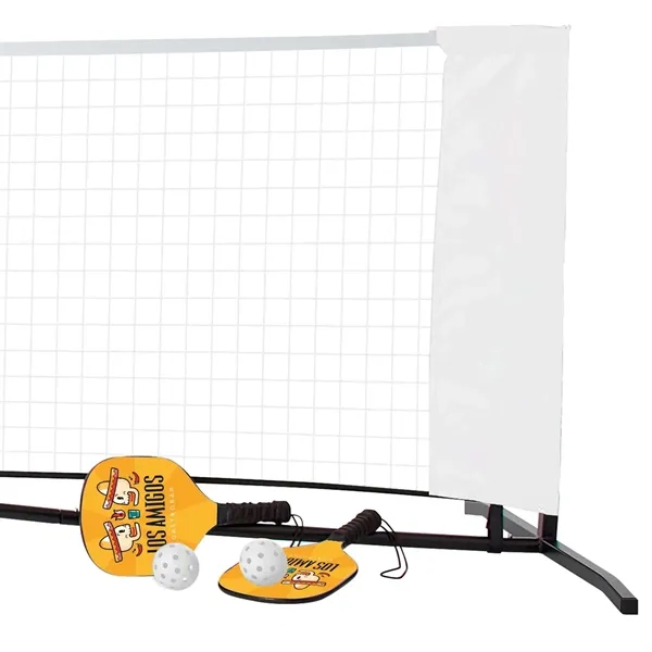 Pickleball Set with Net, Double-Sided Paddles - Pickleball Set with Net, Double-Sided Paddles - Image 5 of 6