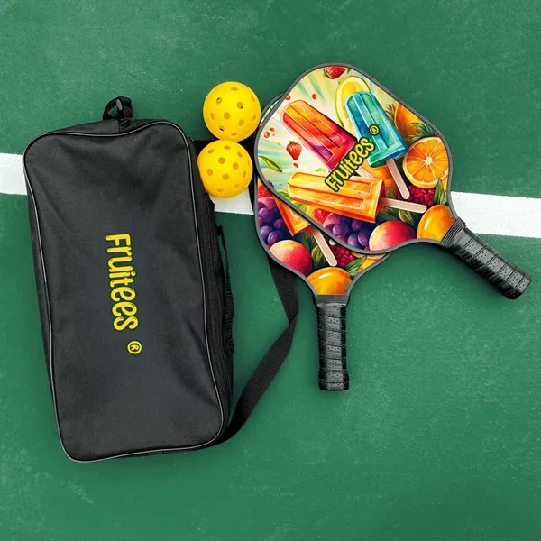 Pickleball Set Plus, Single-Sided Paddles - Pickleball Set Plus, Single-Sided Paddles - Image 2 of 2
