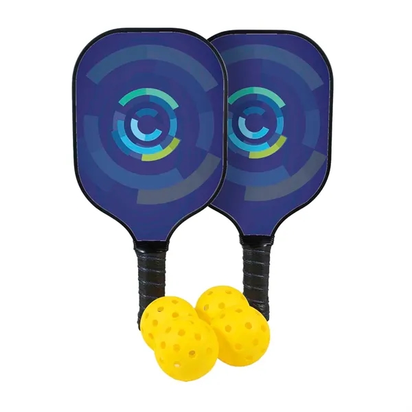 Deluxe Pickleball Set Double-Sided Paddles - Deluxe Pickleball Set Double-Sided Paddles - Image 1 of 2