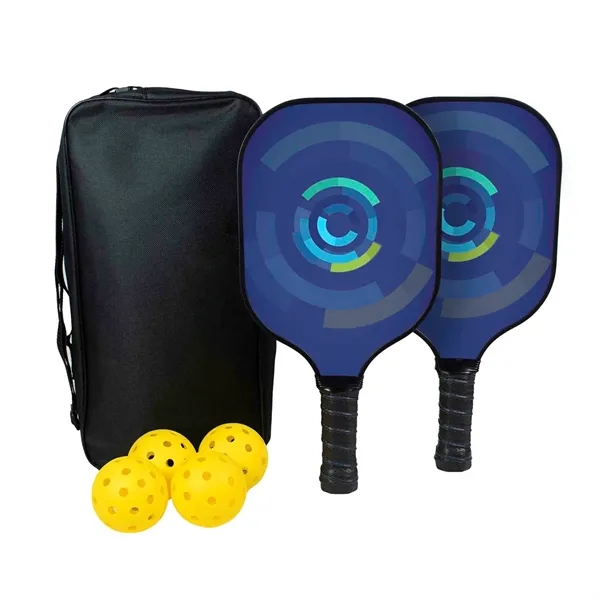 Deluxe Pickleball Set Single-Sided Paddles - Deluxe Pickleball Set Single-Sided Paddles - Image 0 of 2
