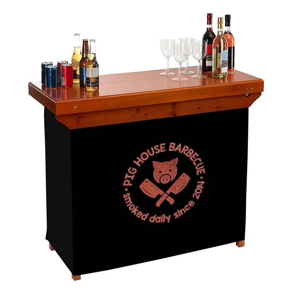 Portable Wood Bar - Portable Wood Bar - Image 4 of 7