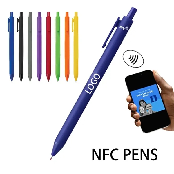Magic Tap NFC Rubber Custom Gel Pen - Magic Tap NFC Rubber Custom Gel Pen - Image 0 of 3
