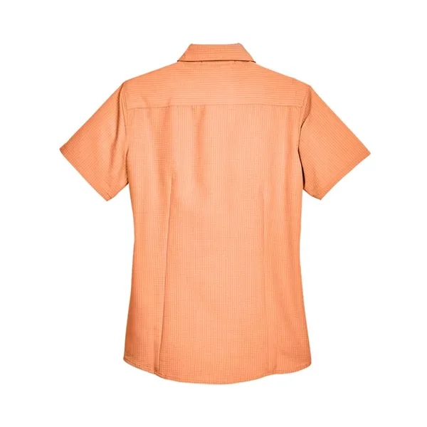 Harriton Women's Barbados Textured Camp Shirt - Harriton Women's Barbados Textured Camp Shirt - Image 12 of 20