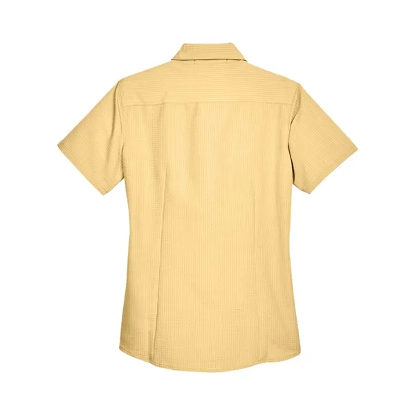Harriton Women's Barbados Textured Camp Shirt - Harriton Women's Barbados Textured Camp Shirt - Image 18 of 20