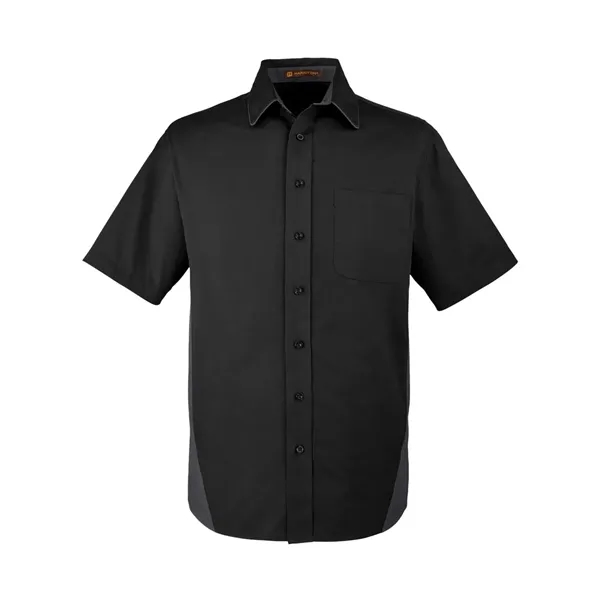 Harriton Men's Tall Flash IL Colorblock Shirt - Harriton Men's Tall Flash IL Colorblock Shirt - Image 1 of 12