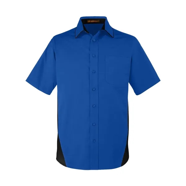 Harriton Men's Tall Flash IL Colorblock Shirt - Harriton Men's Tall Flash IL Colorblock Shirt - Image 11 of 12