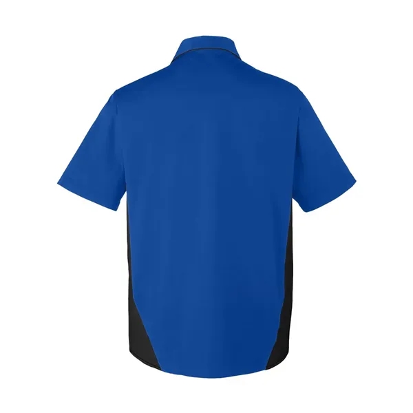 Harriton Men's Tall Flash IL Colorblock Shirt - Harriton Men's Tall Flash IL Colorblock Shirt - Image 12 of 12
