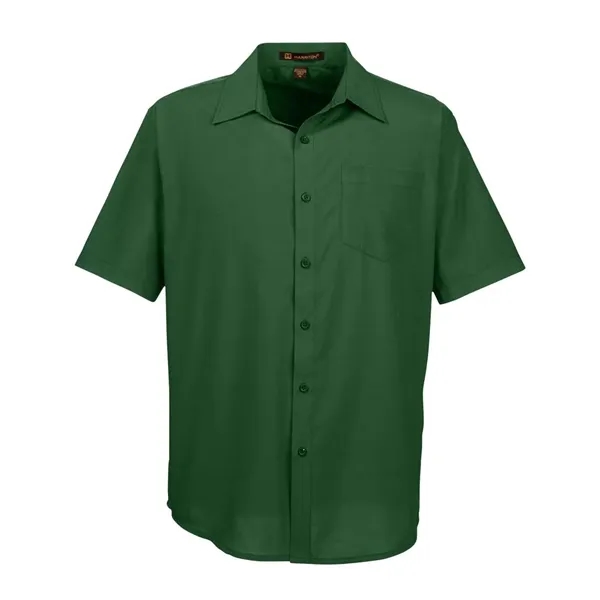 Harriton Men's Paradise Short Sleeve Performance Shirt - Harriton Men's Paradise Short Sleeve Performance Shirt - Image 1 of 3