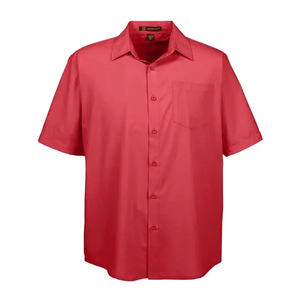 Harriton Men's Paradise Short Sleeve Performance Shirt - Harriton Men's Paradise Short Sleeve Performance Shirt - Image 2 of 3