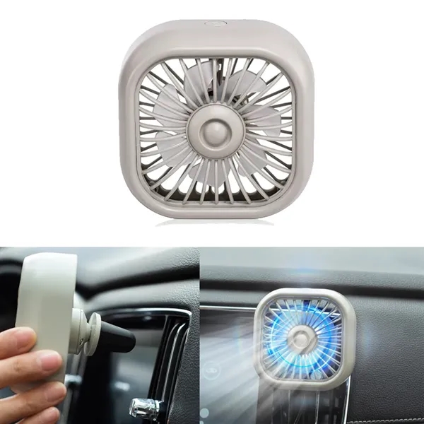 Truck Vent Ac Air Outlet Fan With Clip For Car - Truck Vent Ac Air Outlet Fan With Clip For Car - Image 1 of 1