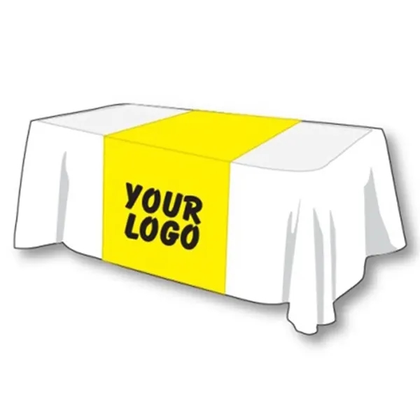 6ft or 8ft trade show cloth table cover - 6ft or 8ft trade show cloth table cover - Image 1 of 2
