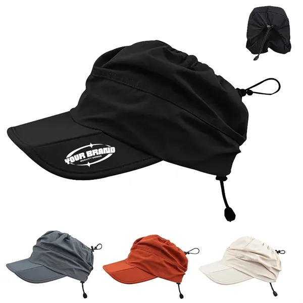 Outdoor Anti UV Quick Dry Foldable Wide Brim Baseball Hat - Outdoor Anti UV Quick Dry Foldable Wide Brim Baseball Hat - Image 0 of 4