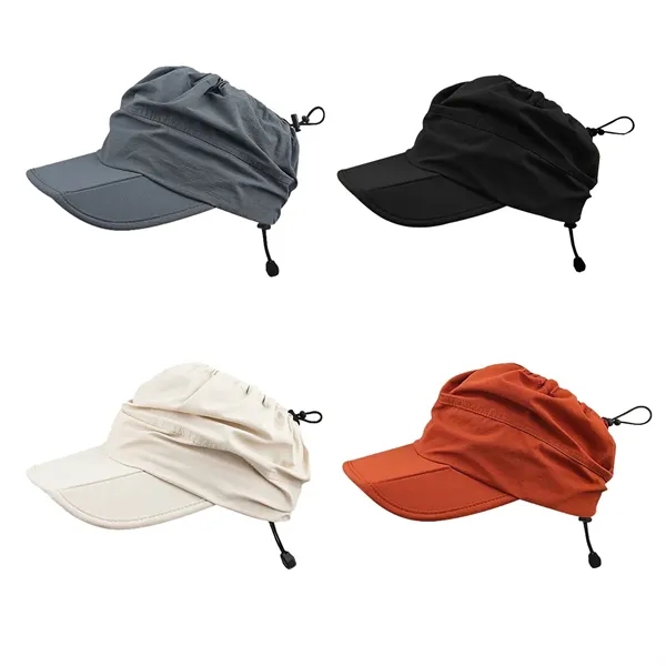 Outdoor Anti UV Quick Dry Foldable Wide Brim Baseball Hat - Outdoor Anti UV Quick Dry Foldable Wide Brim Baseball Hat - Image 4 of 4