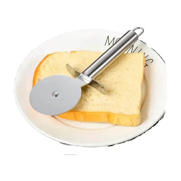Stainless Steel Pizza Cutter - Stainless Steel Pizza Cutter - Image 2 of 4