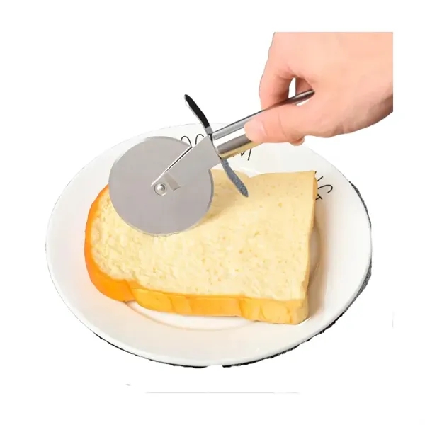 Stainless Steel Pizza Cutter - Stainless Steel Pizza Cutter - Image 0 of 4
