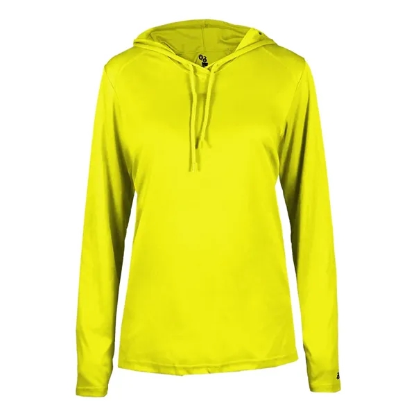 Badger Women's B-Core Long Sleeve Hooded T-Shirt - Badger Women's B-Core Long Sleeve Hooded T-Shirt - Image 31 of 36