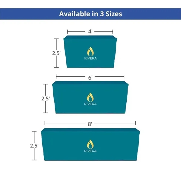 Fitted Table Cover - 3 sided (6ft x 2.5ft) - Fitted Table Cover - 3 sided (6ft x 2.5ft) - Image 5 of 5