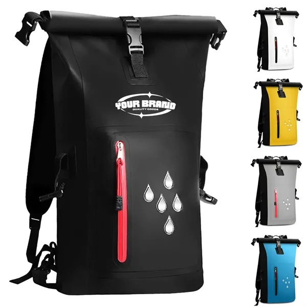 25L Versatile Outdoor Floating Dry Bag Waterproof Backpack - 25L Versatile Outdoor Floating Dry Bag Waterproof Backpack - Image 0 of 3
