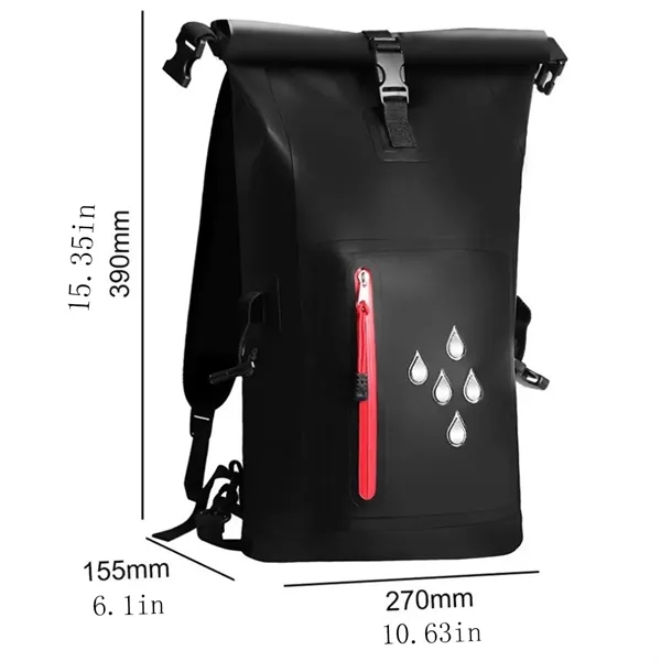 25L Versatile Outdoor Floating Dry Bag Waterproof Backpack - 25L Versatile Outdoor Floating Dry Bag Waterproof Backpack - Image 1 of 3