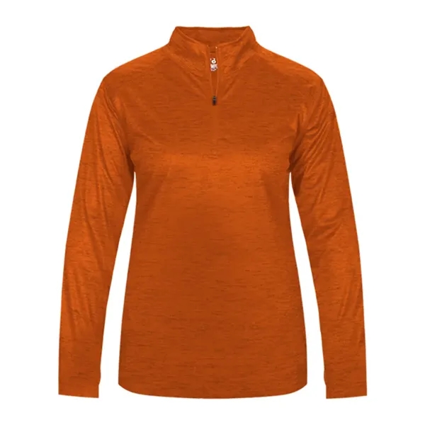 Badger Women's Tonal Blend Quarter-Zip Pullover - Badger Women's Tonal Blend Quarter-Zip Pullover - Image 3 of 20