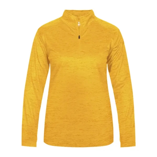 Badger Women's Tonal Blend Quarter-Zip Pullover - Badger Women's Tonal Blend Quarter-Zip Pullover - Image 9 of 20