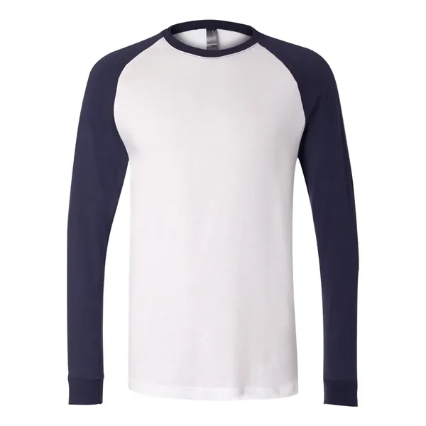 BELLA + CANVAS Men's Long Sleeve Jersey Baseball Tee - BELLA + CANVAS Men's Long Sleeve Jersey Baseball Tee - Image 21 of 24