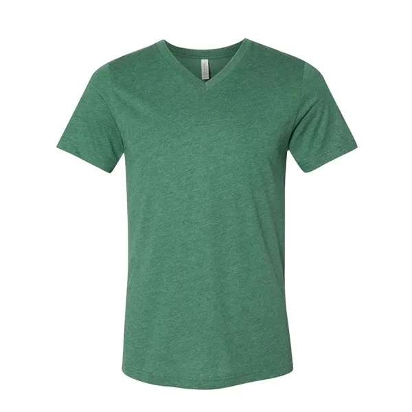 BELLA + CANVAS Unisex Heather CVC V-Neck Tee - BELLA + CANVAS Unisex Heather CVC V-Neck Tee - Image 15 of 34