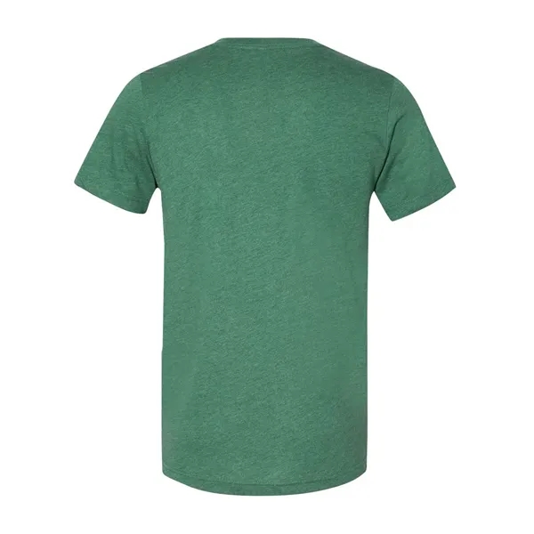 BELLA + CANVAS Unisex Heather CVC V-Neck Tee - BELLA + CANVAS Unisex Heather CVC V-Neck Tee - Image 16 of 34