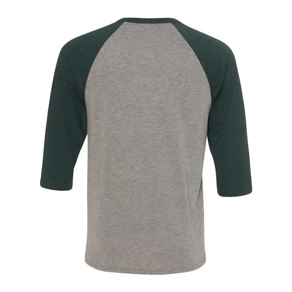 BELLA + CANVAS Unisex Three-Quarter Sleeve Baseball Tee - BELLA + CANVAS Unisex Three-Quarter Sleeve Baseball Tee - Image 26 of 89